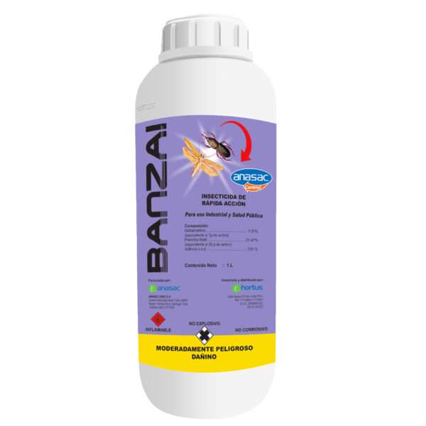 BANZAI INSECTICIDA E.C X LITRO – DELTAMETRINA + PIRIMIFOS METIL