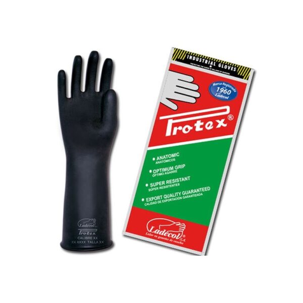 PROTEX - GUANTES DE JEBE CALIBRE 35