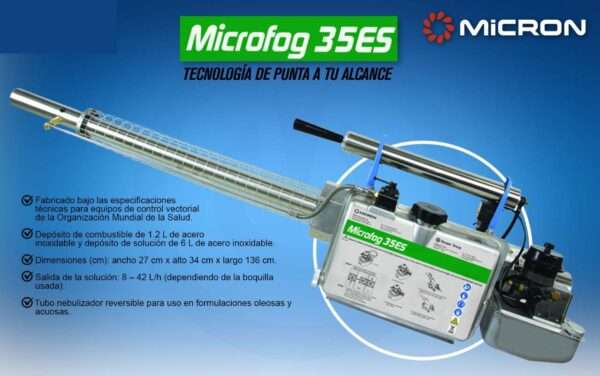 MICROFOG 35ES – TERMONEBULIZADOR USO PROFESIONAL - Imagen 2